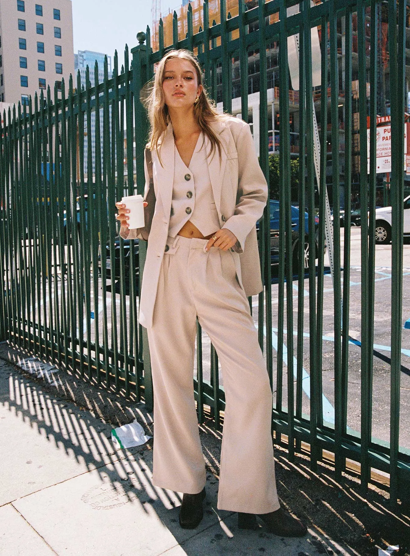 Murison Pants Beige sold by Princess Polly