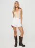 Rigs Shorts White sold by Princess Polly