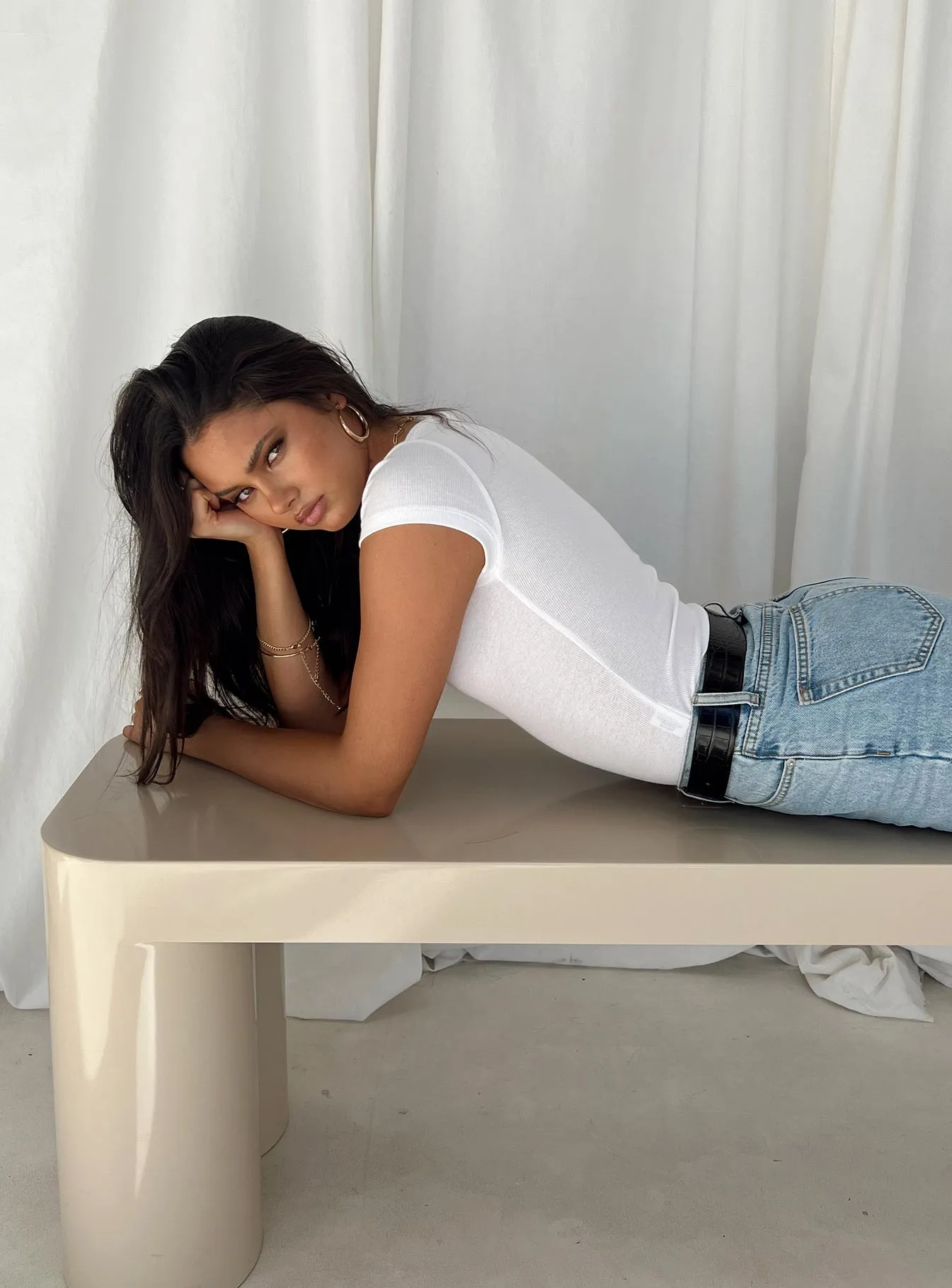 Harlea Bodysuit White sold by Princess Polly product image thumbnail 4