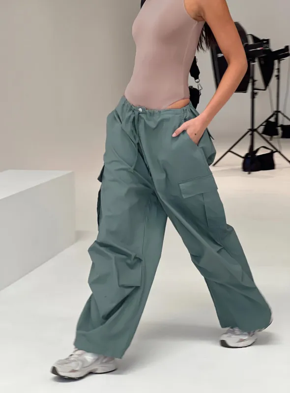 Utility Pants Slate sold by Princess Polly