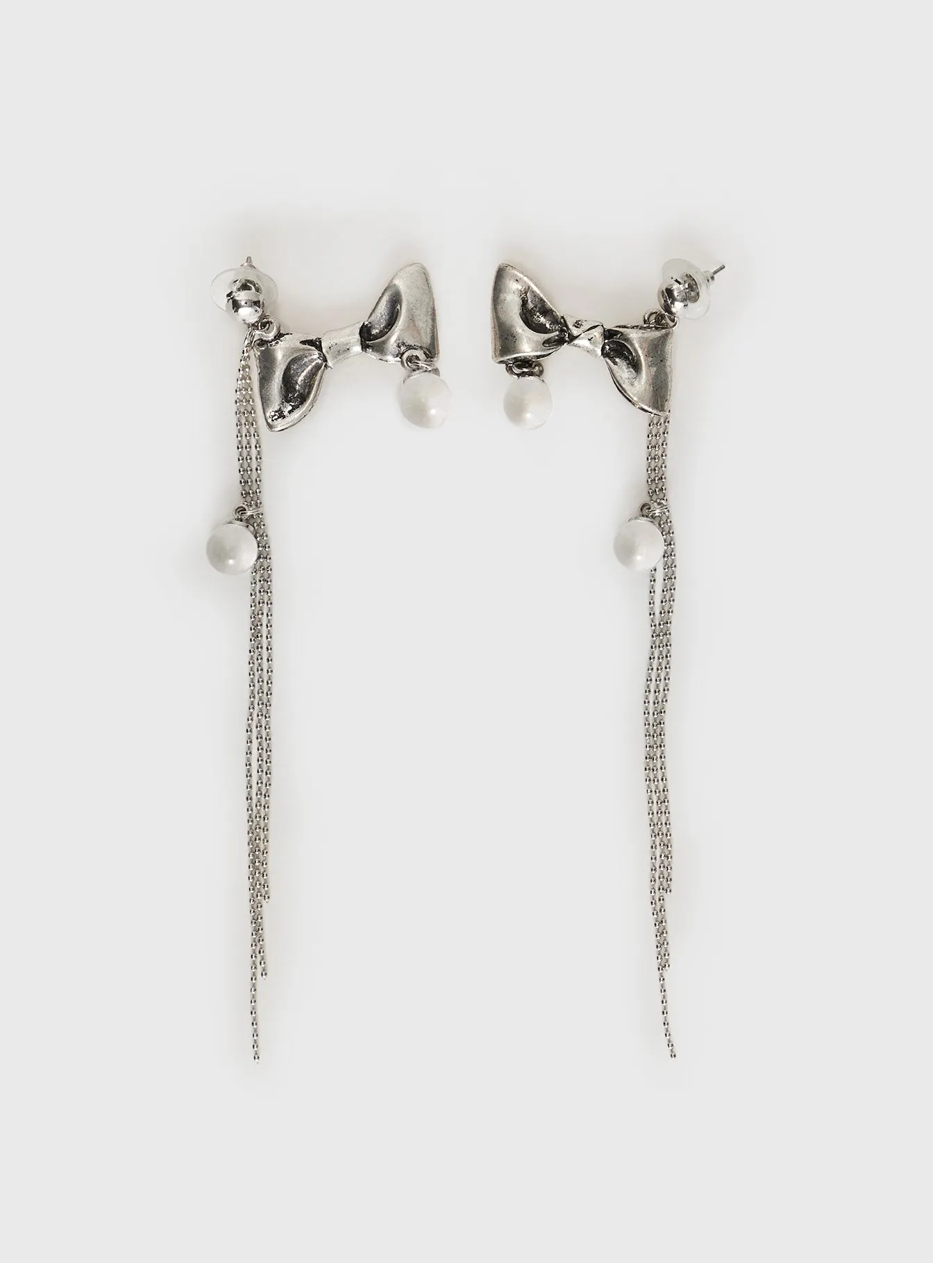 Bryce Earrings Silver sold by Princess Polly product image thumbnail 2