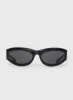 A Lot Sunglasses Black sold by Princess Polly
