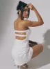 Shellie Mini Dress White sold by Princess Polly