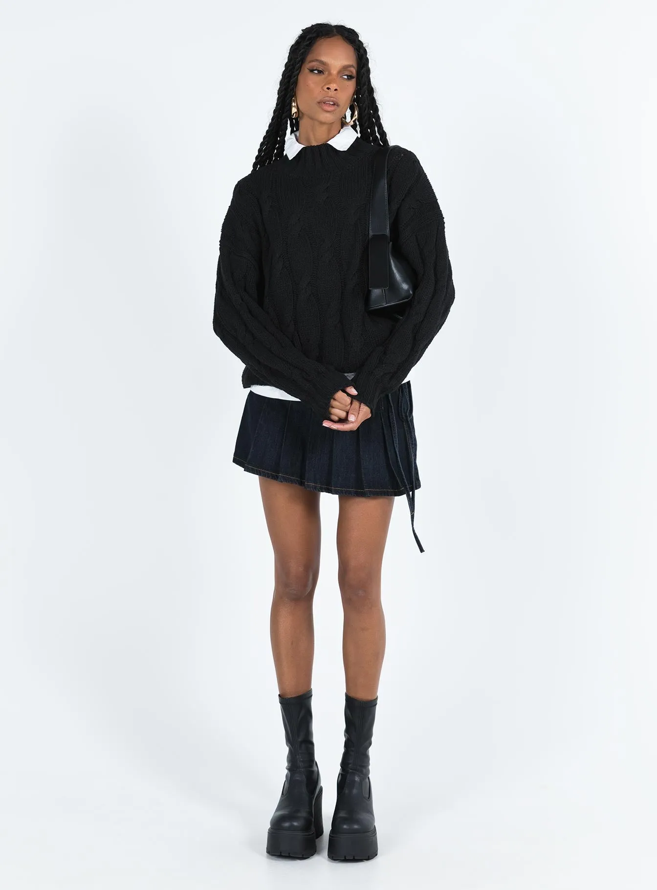 Jendi Sweater Black sold by Princess Polly product image thumbnail 3