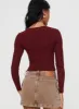 Unwritten Love Top Burgundy sold by Princess Polly