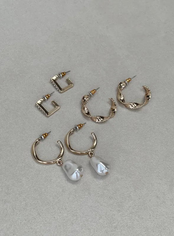 Signs Earrings Gold sold by Princess Polly