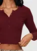 Unwritten Love Top Burgundy sold by Princess Polly
