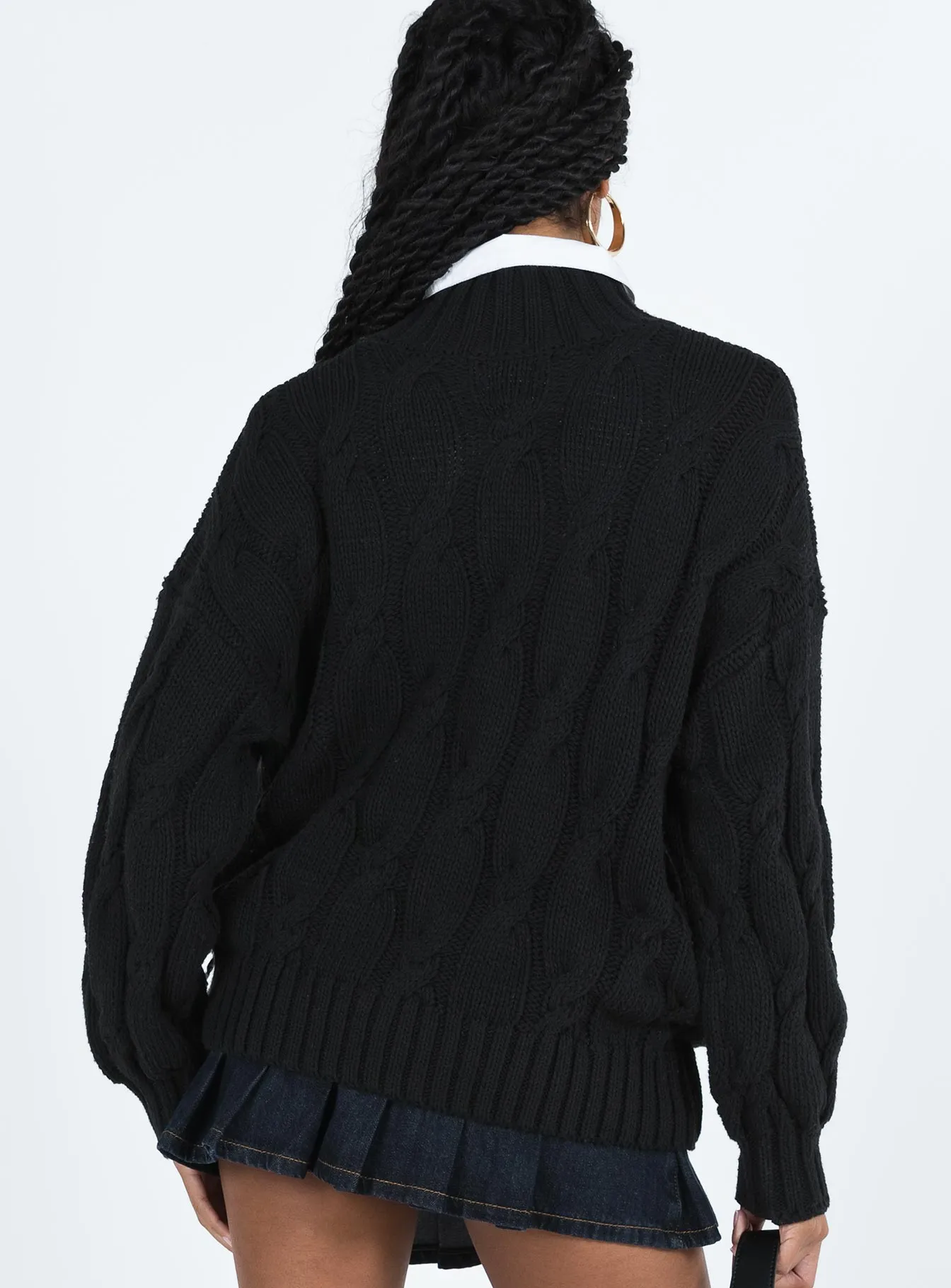 Jendi Sweater Black sold by Princess Polly product image thumbnail 5