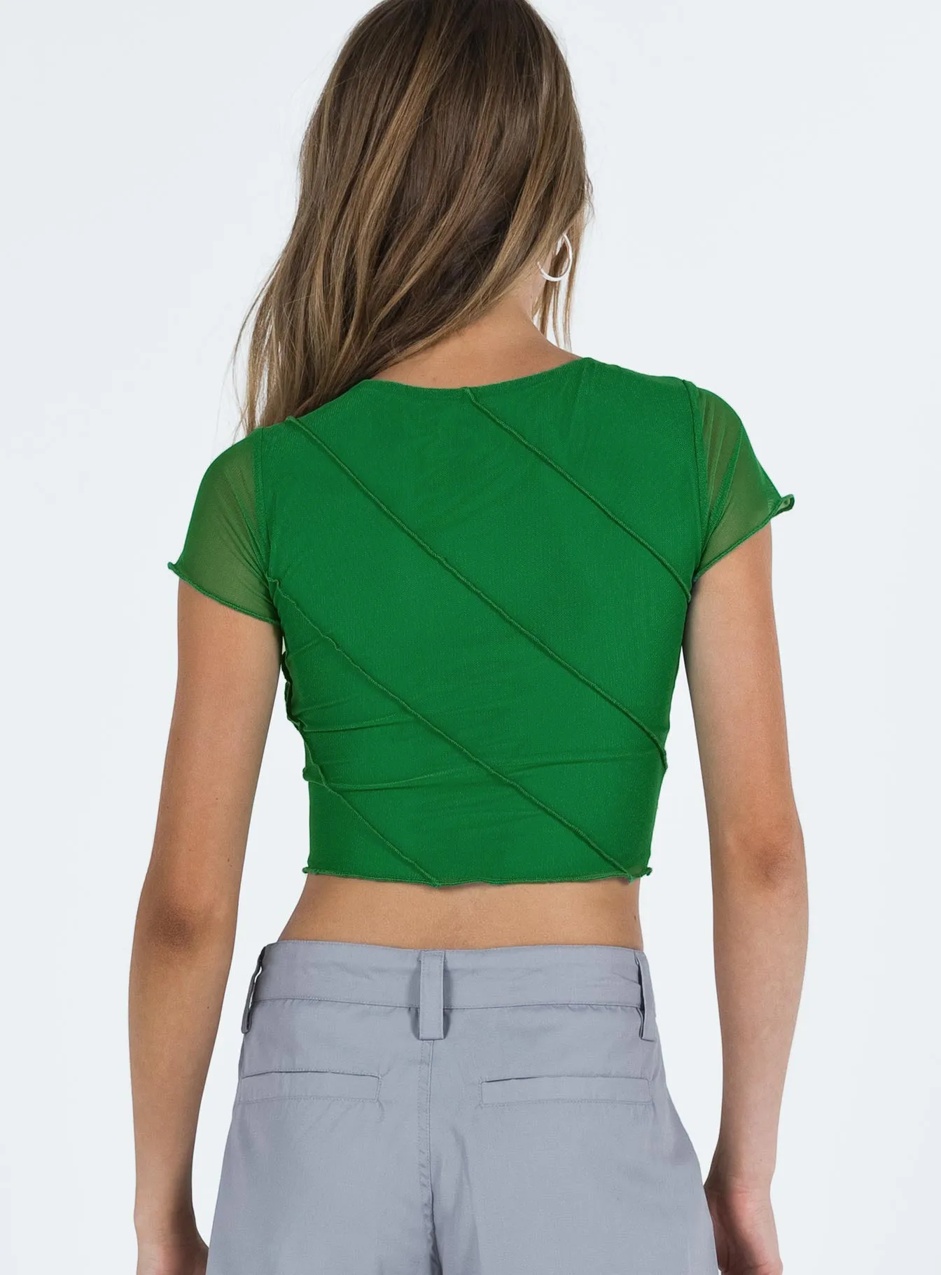 Mateo Top Green sold by Princess Polly product image thumbnail 5