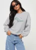 Retro Car Crew Neck Sweatshirt Grey Marle sold by Princess Polly