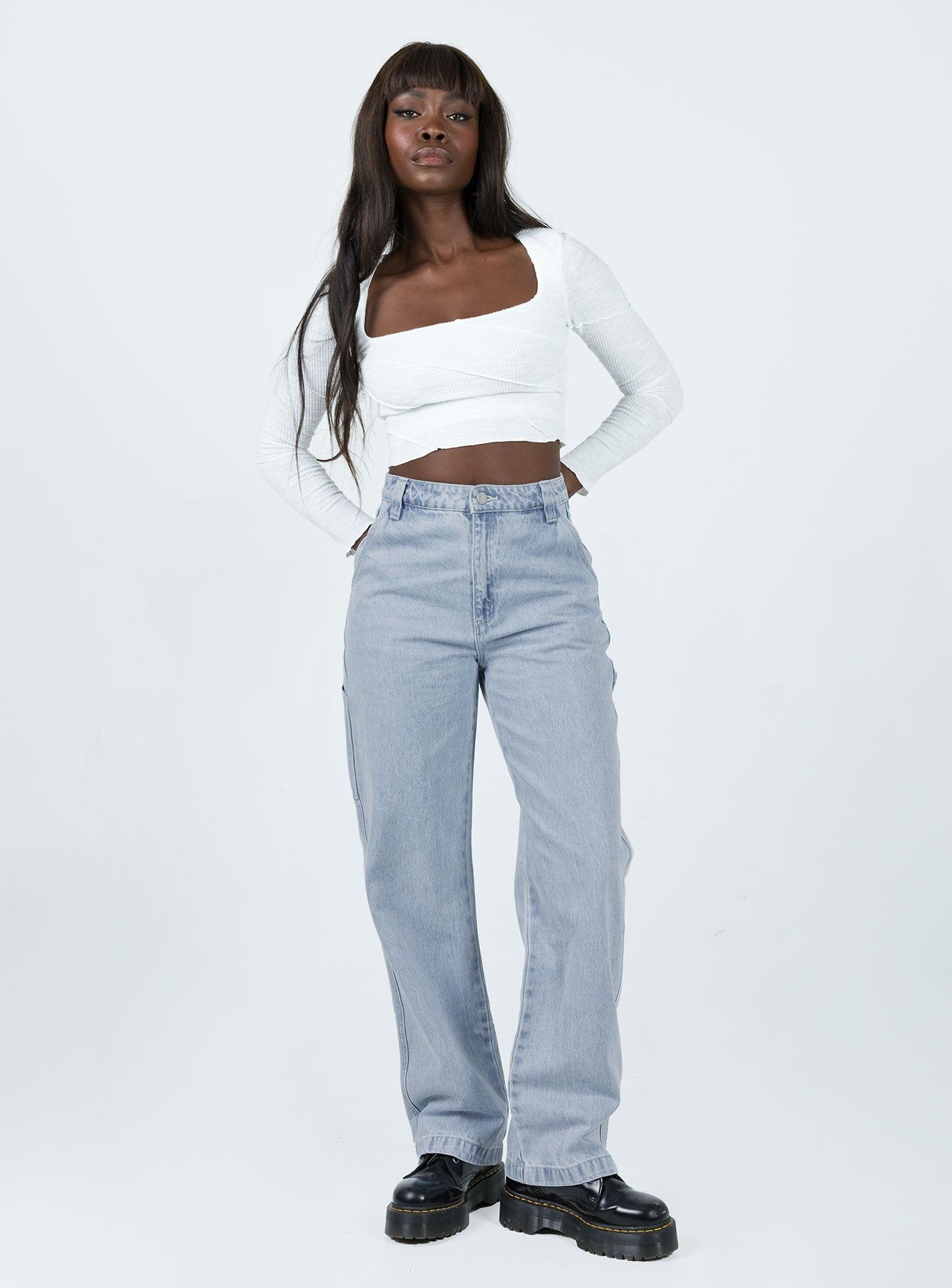 Rawson Long Sleeve Top White sold by Princess Polly product image thumbnail 3