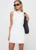Swoon Mini Dress White sold by Princess Polly