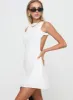 Swoon Mini Dress White sold by Princess Polly