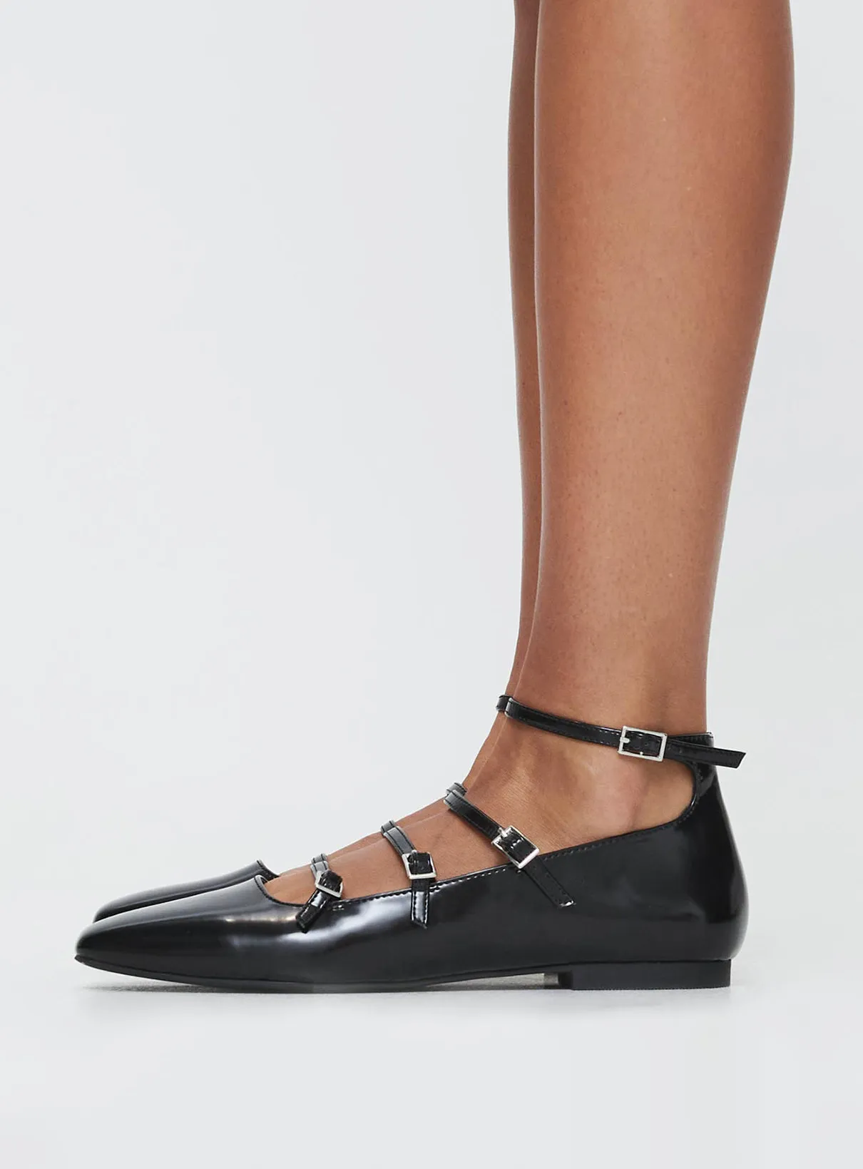 Zumma Flats Patent Black sold by Princess Polly product image thumbnail 3