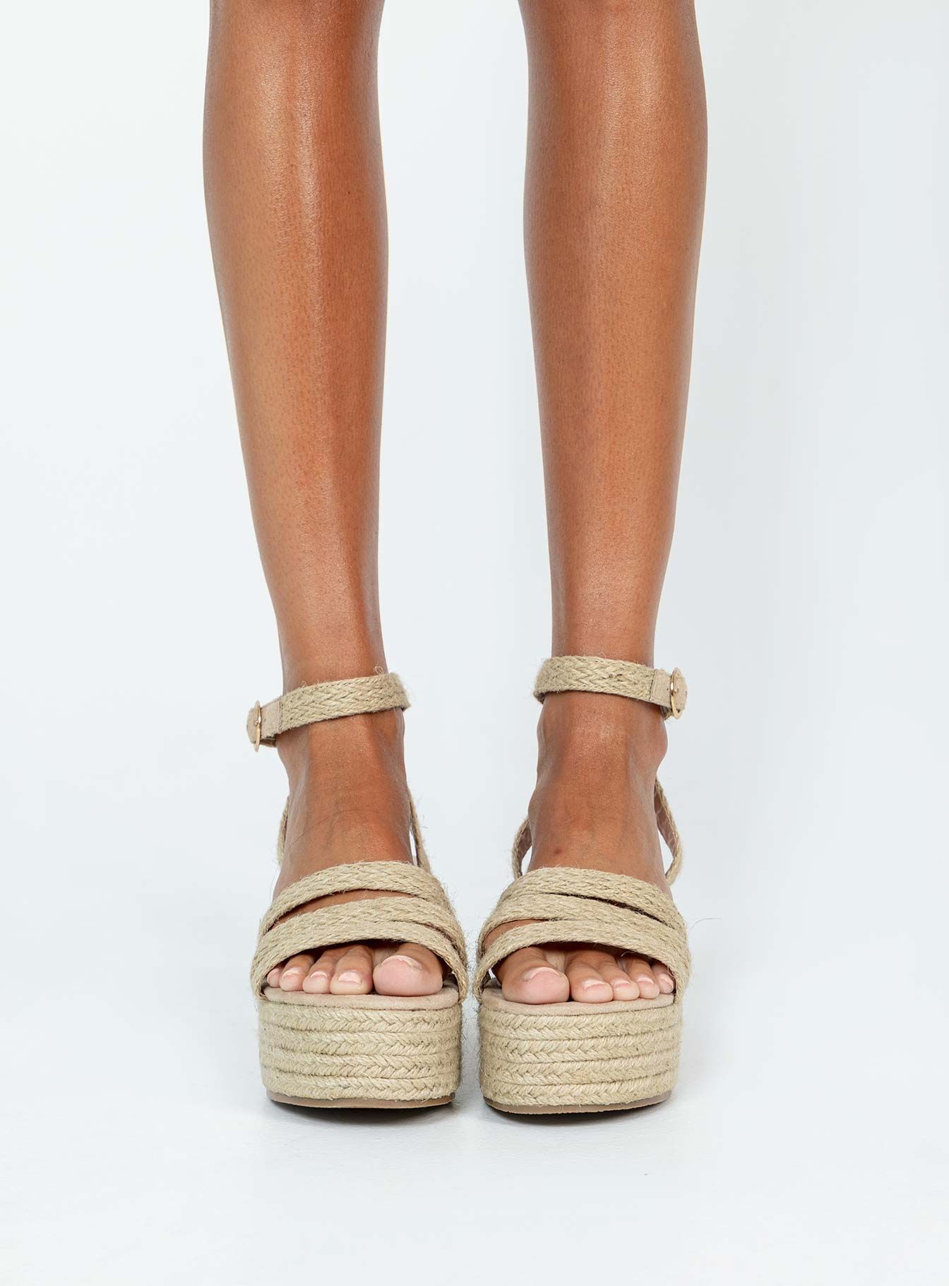 Tavo Espadrille Platform Sandals Natural sold by Princess Polly product image thumbnail 2