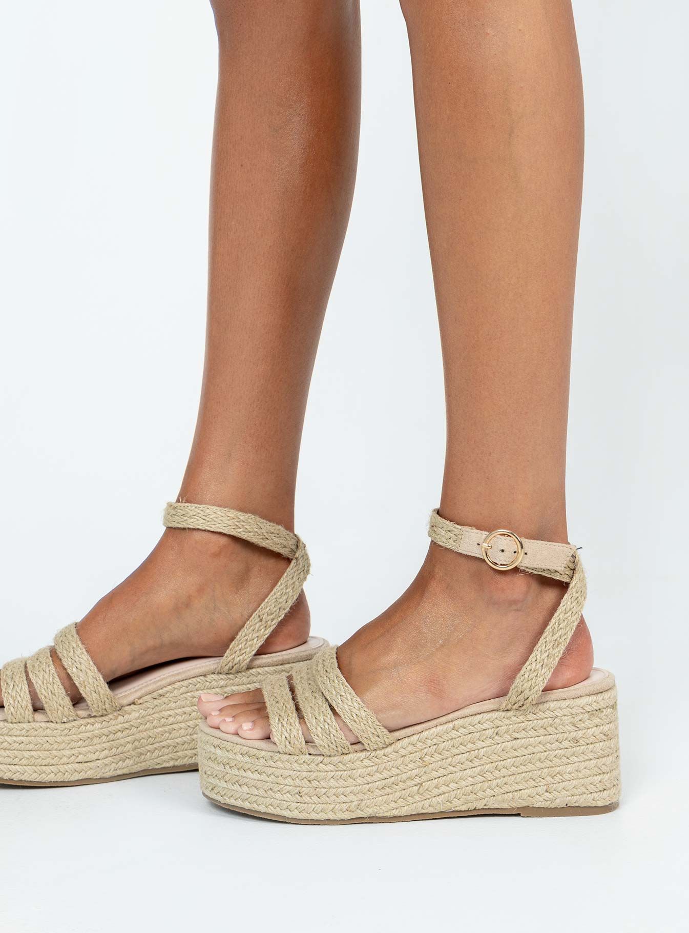 Tavo Espadrille Platform Sandals Natural sold by Princess Polly product image thumbnail 3