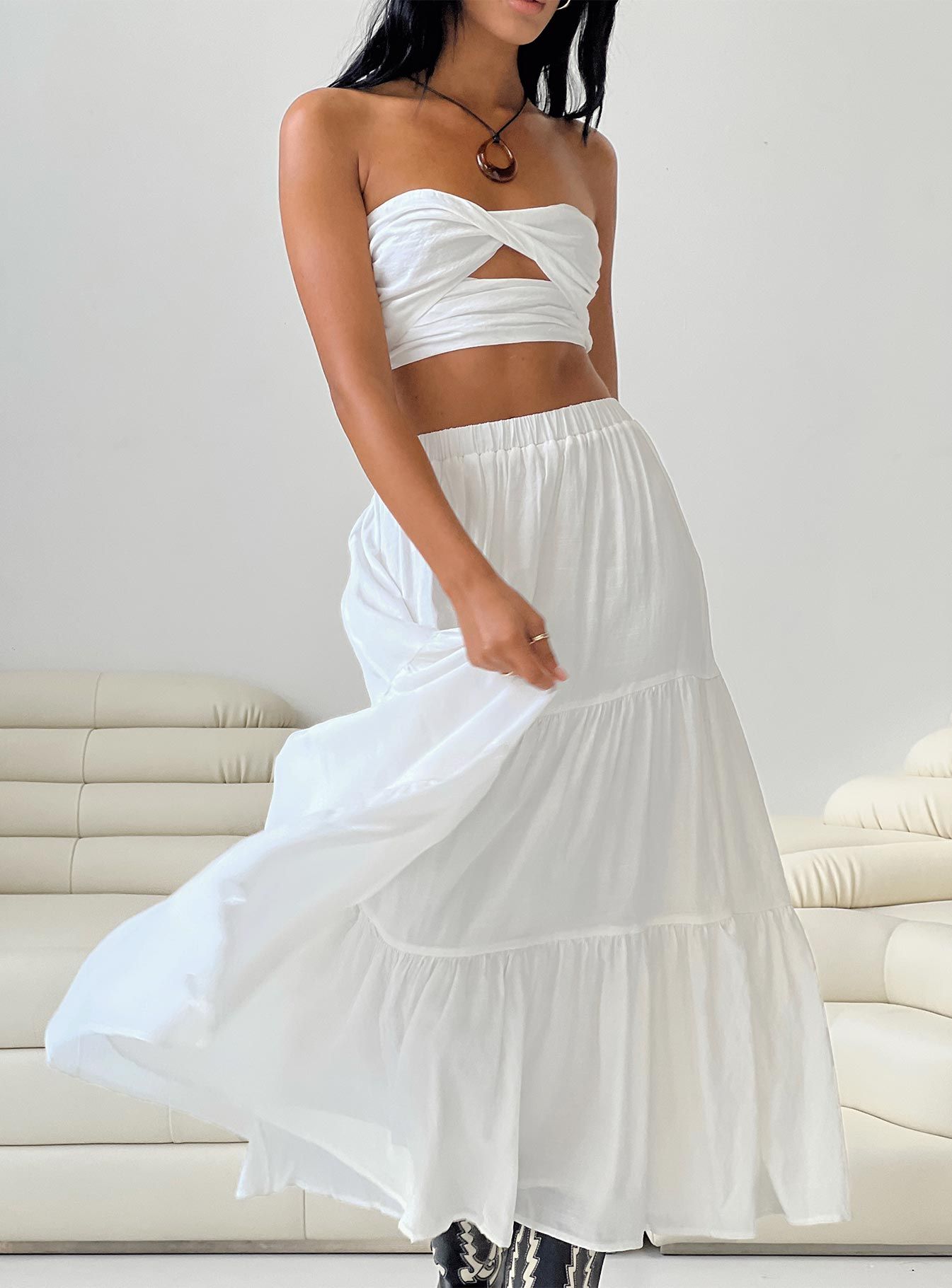 Allie Set White sold by Princess Polly product image thumbnail 4