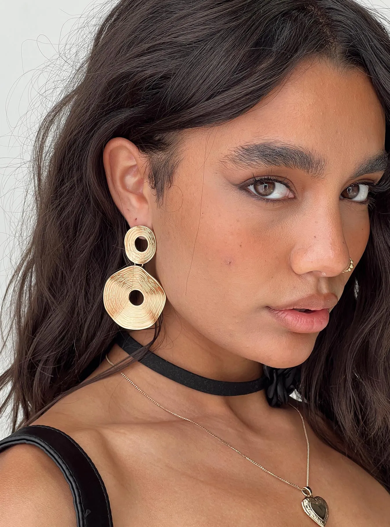 Callahan Earrings Gold sold by Princess Polly