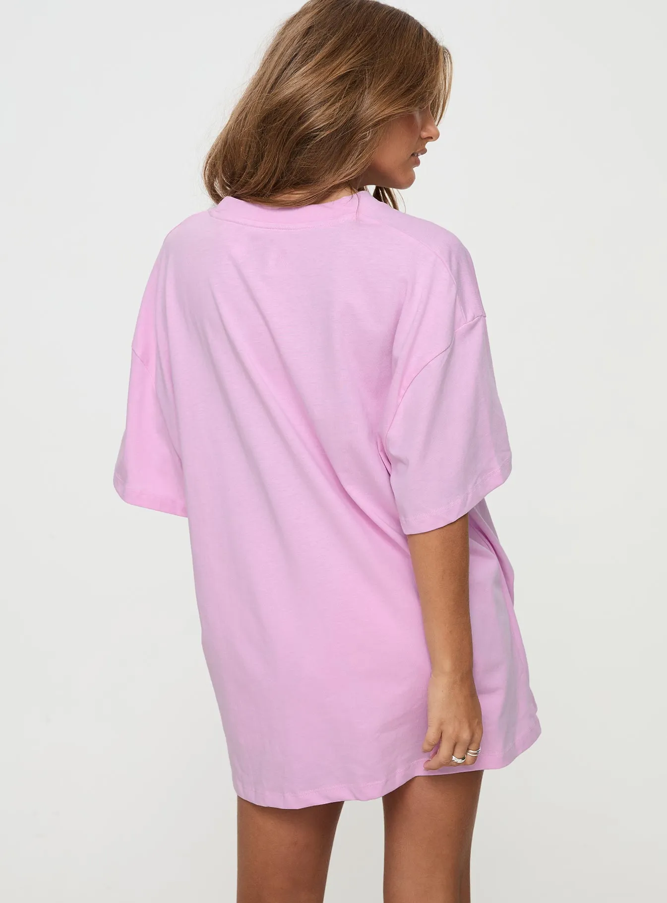 Hibiscus Haven Oversized Tee Pink sold by Princess Polly product image thumbnail 5