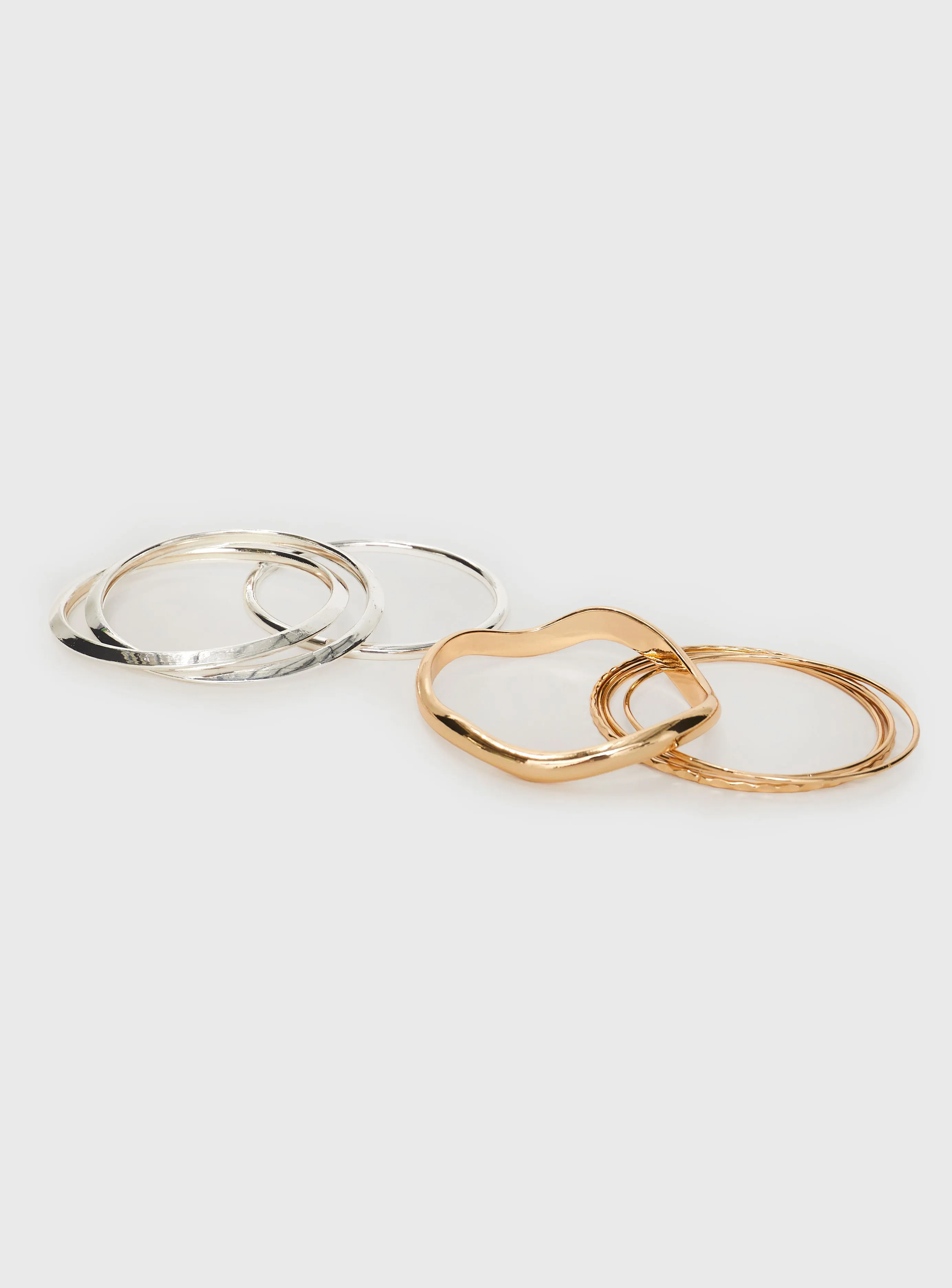 Ander Bangle Pack Silver / Gold sold by Princess Polly product image thumbnail 4