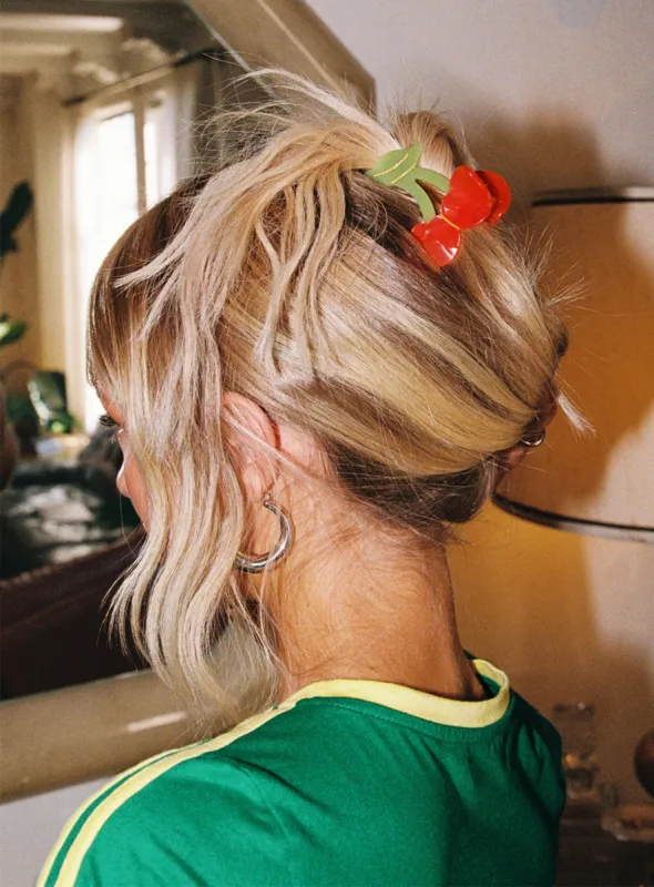 Fruity Hair Clip Pack Orange / Cherry sold by Princess Polly