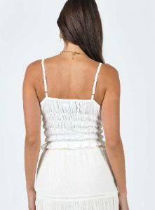 Empress Of Love Top White sold by Princess Polly