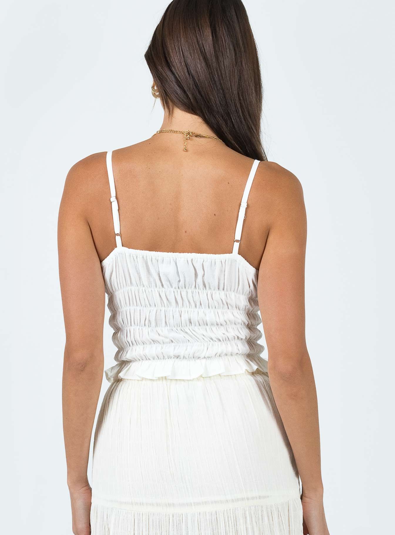 Empress Of Love Top White sold by Princess Polly product image thumbnail 5