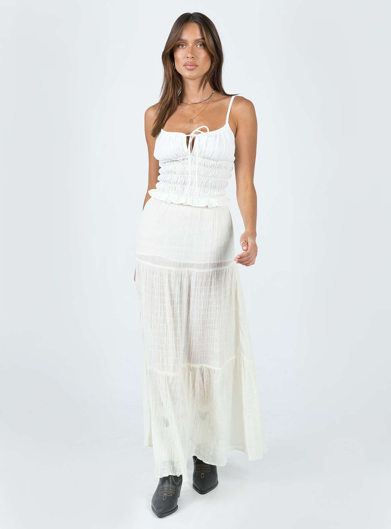 Empress Of Love Top White sold by Princess Polly product image thumbnail 3