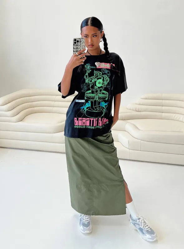 Beastie Boys World Tour Oversized Tee Black sold by Princess Polly