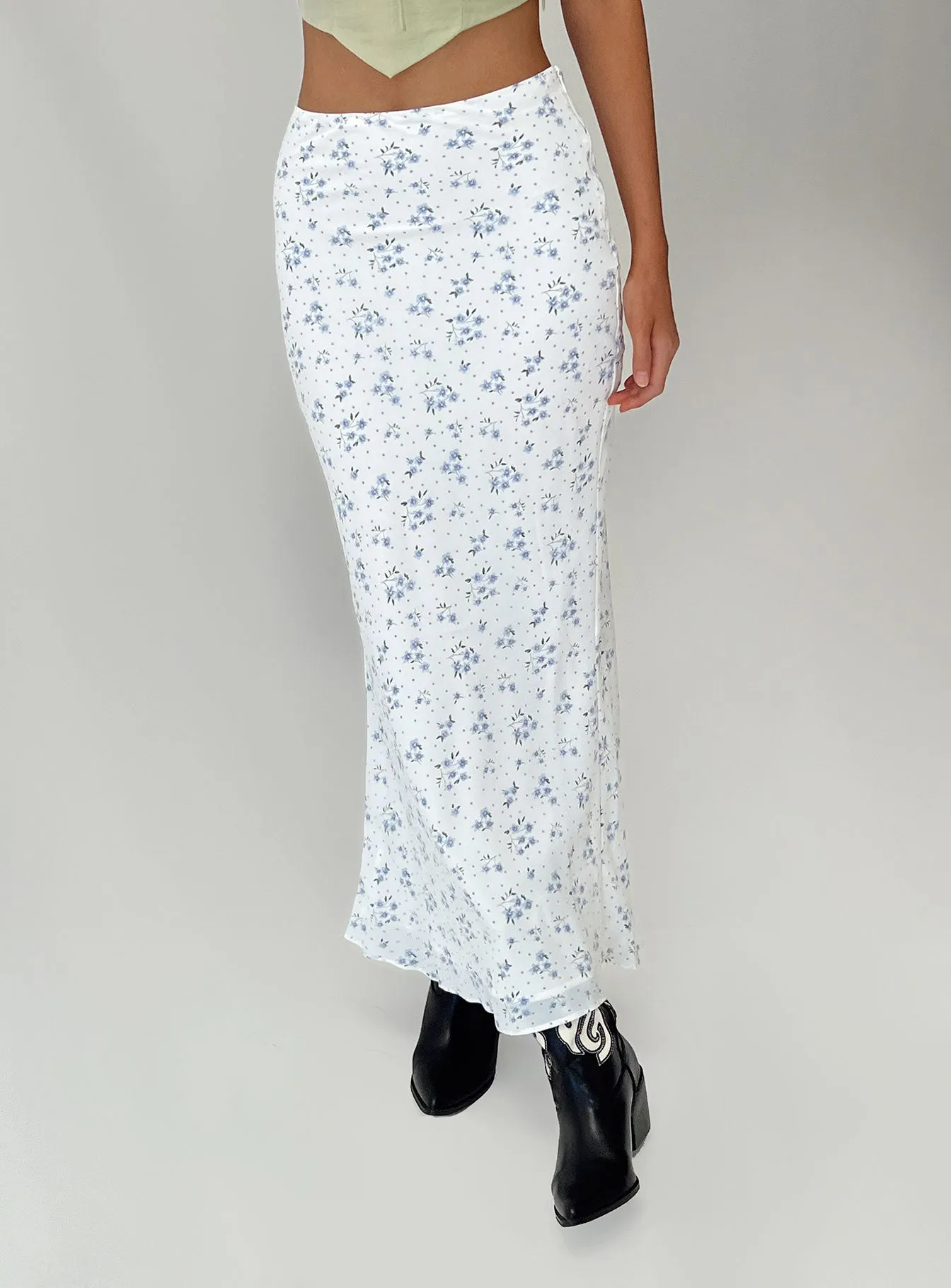 Hera Maxi Skirt White sold by Princess Polly product image thumbnail 2