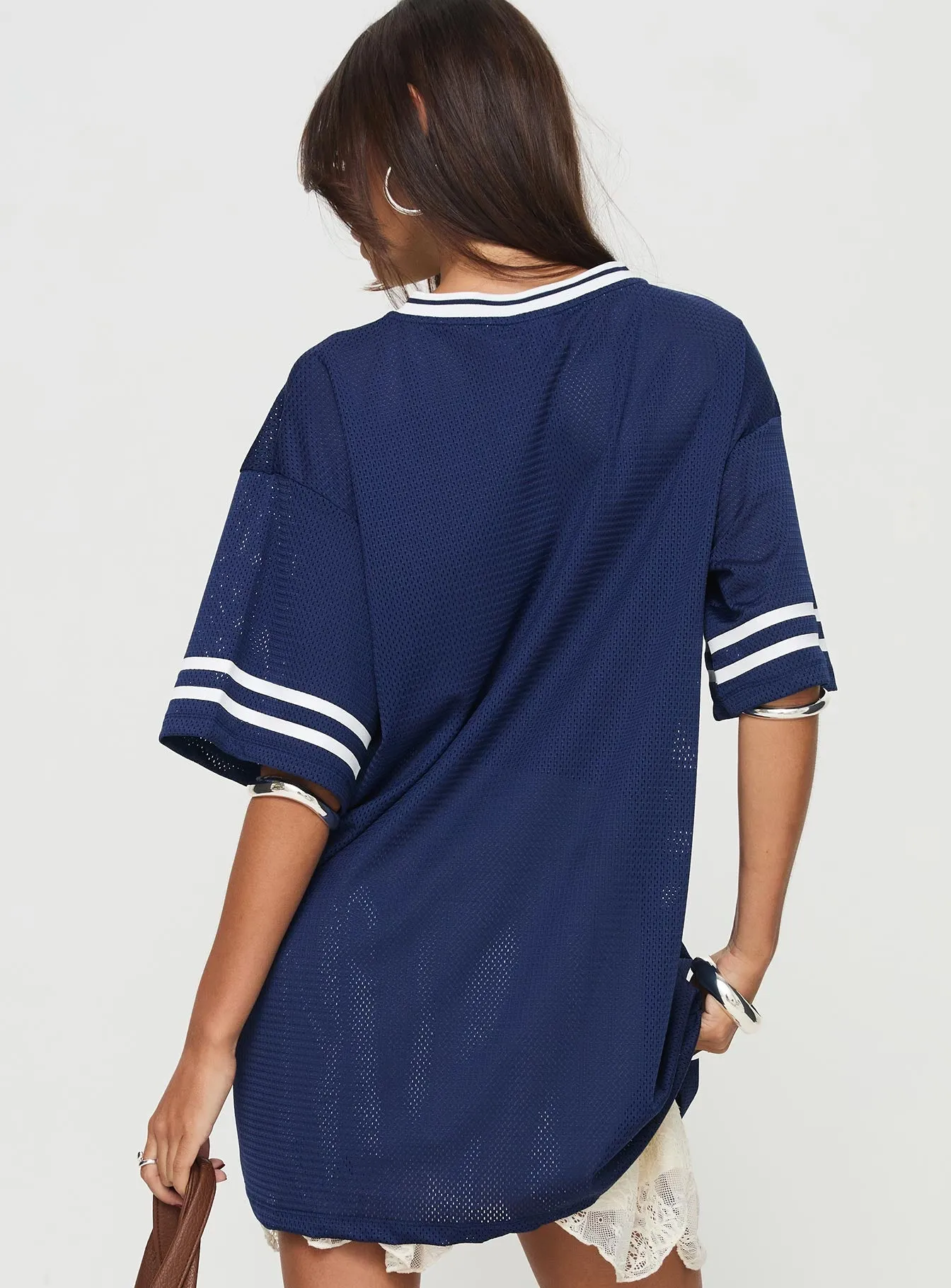 Michail Jersey Dress Navy sold by Princess Polly product image thumbnail 5