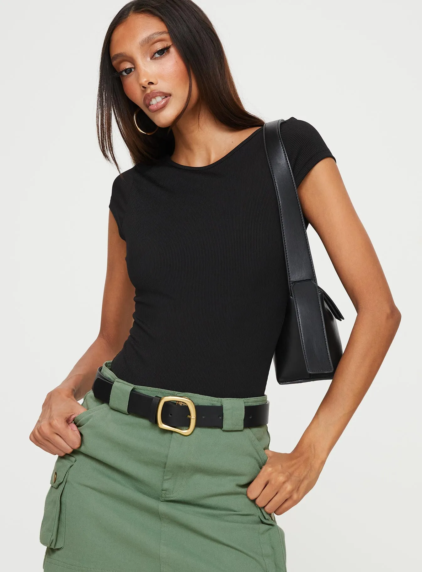 Solita Bodysuit Black sold by Princess Polly product image thumbnail 2