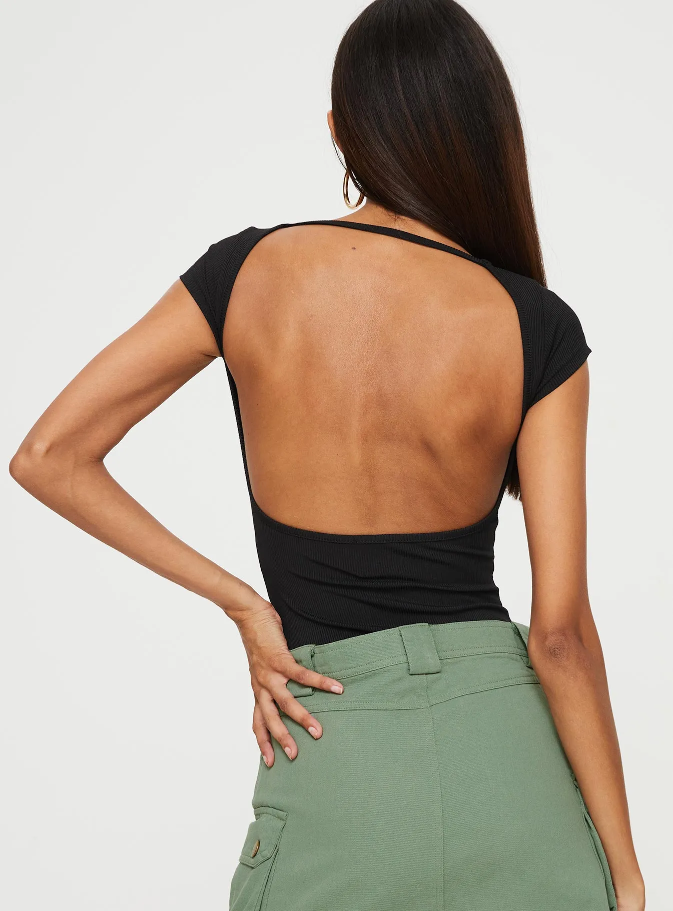 Solita Bodysuit Black sold by Princess Polly product image thumbnail 5