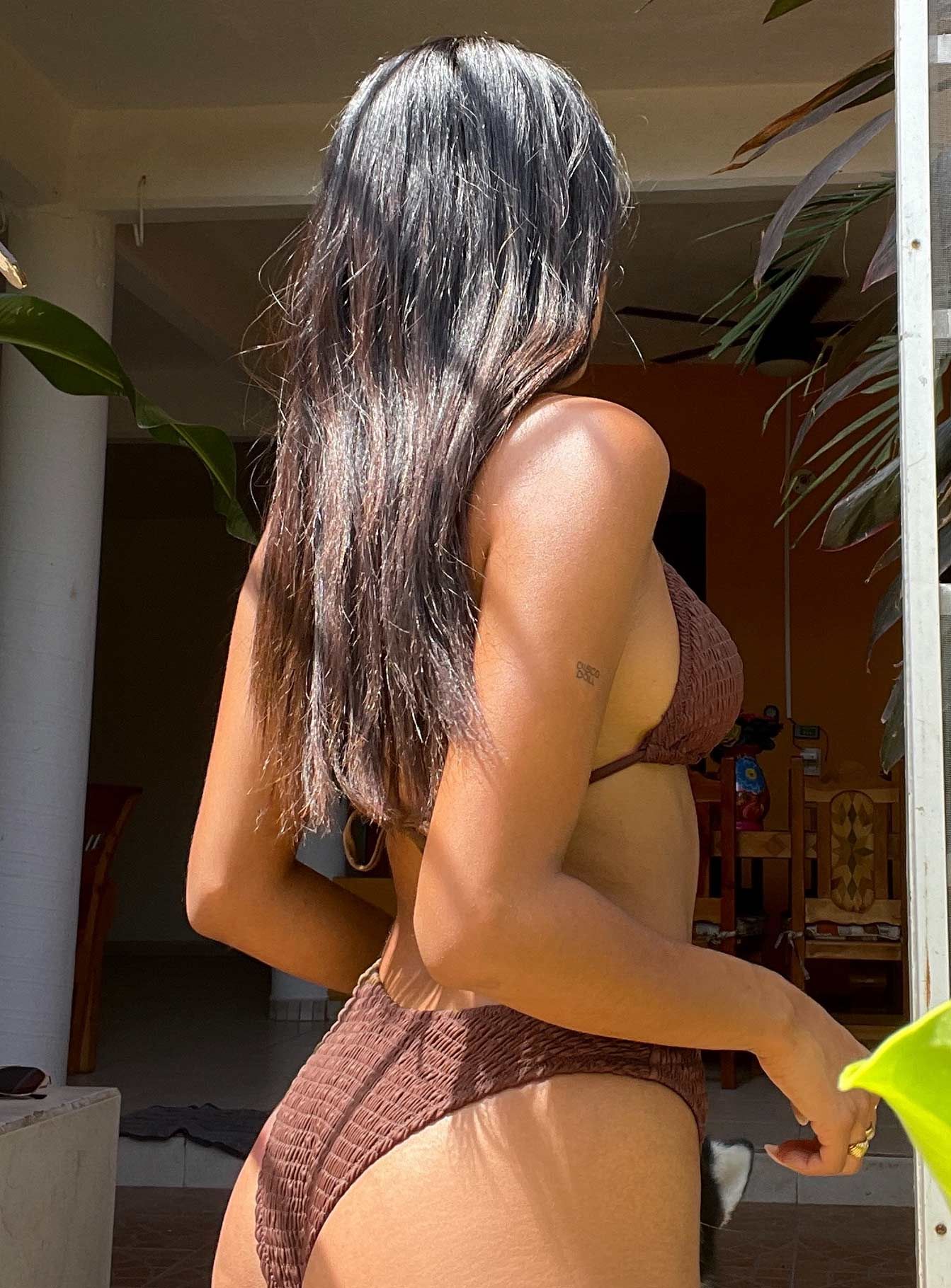 Blanca Bikini Top Brown sold by Princess Polly product image thumbnail 4