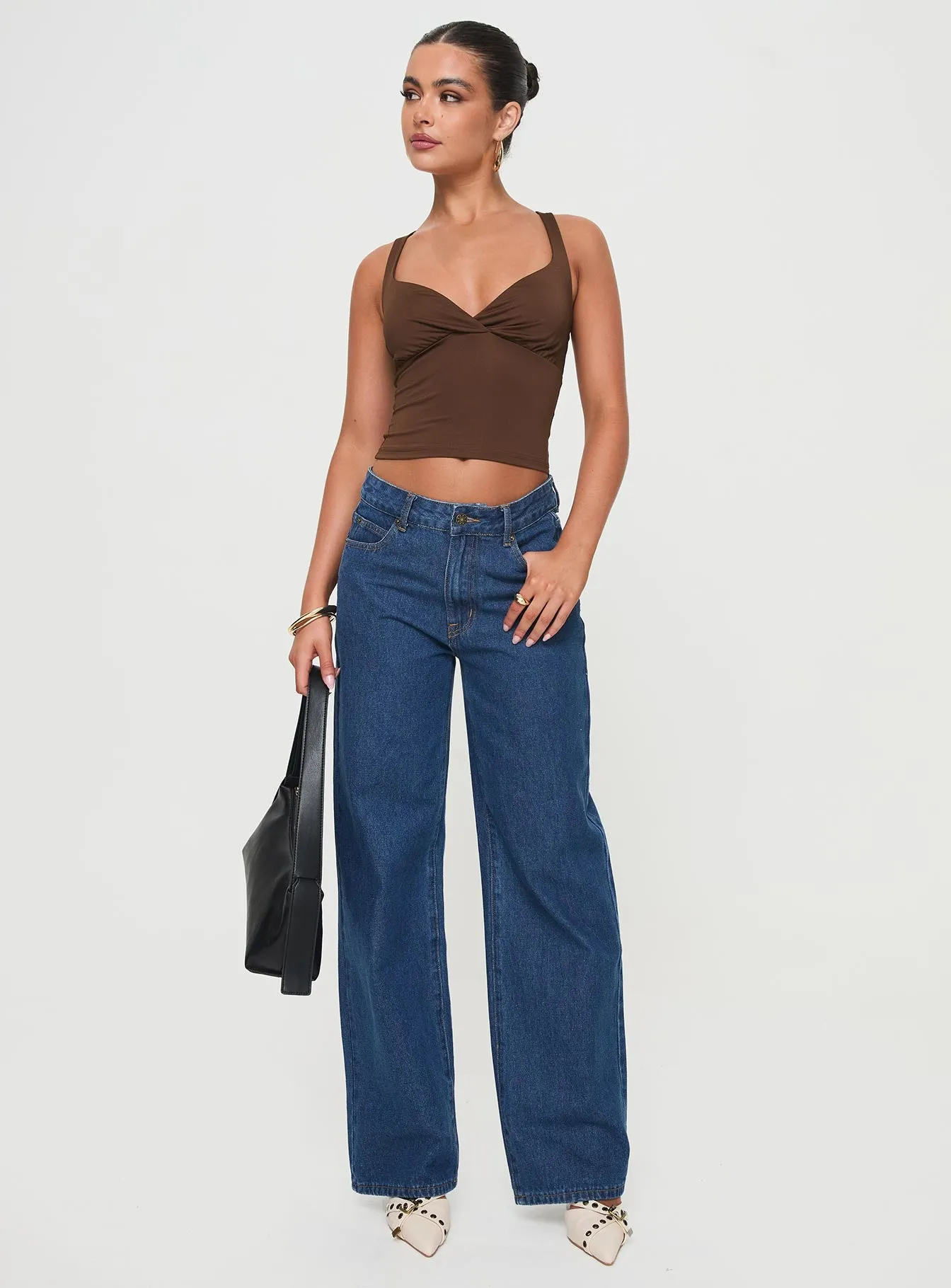 Wandella Tank Brown sold by Princess Polly product image thumbnail 3