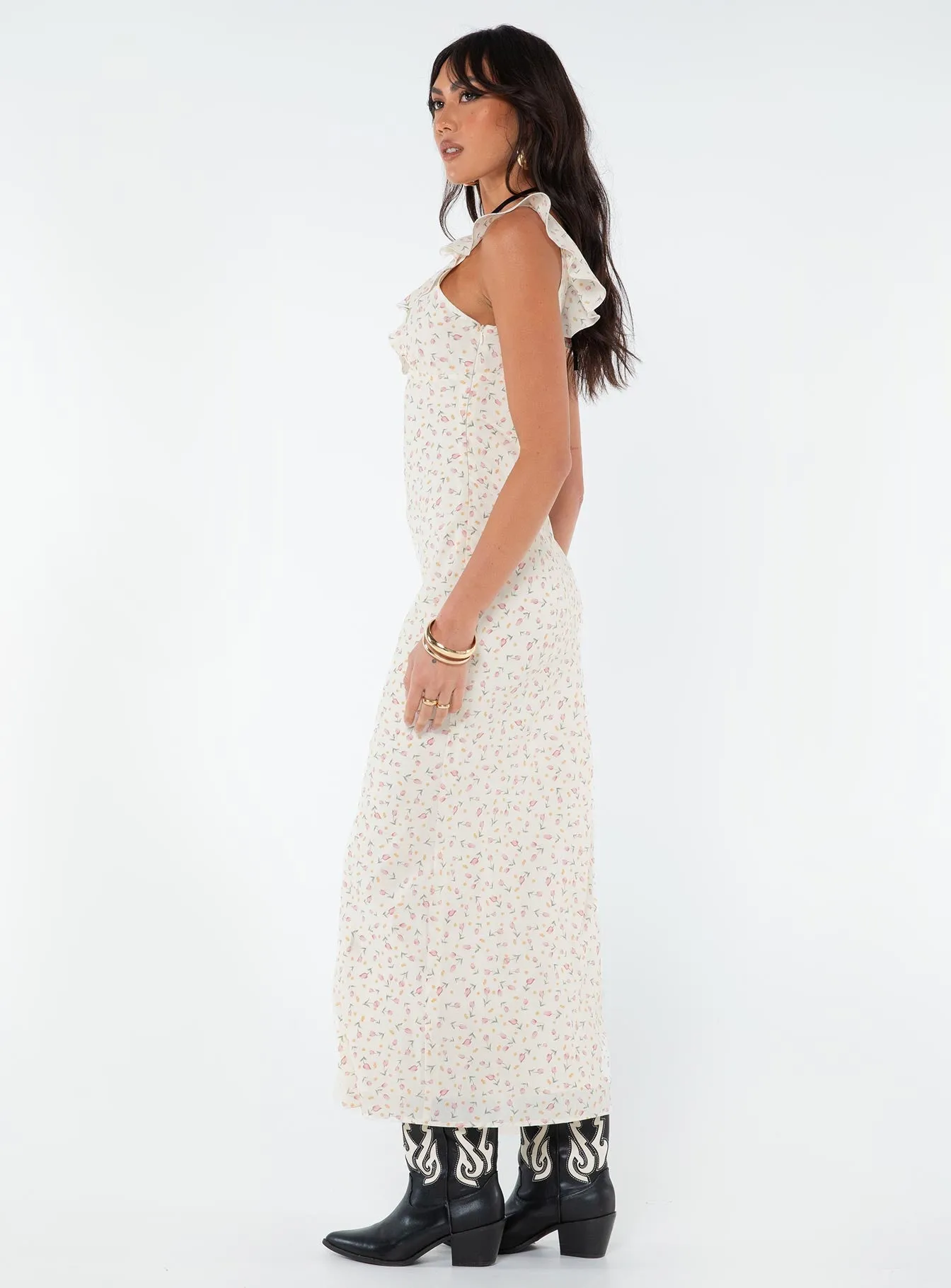 Perci Maxi Dress Pink Floral sold by Princess Polly product image thumbnail 4
