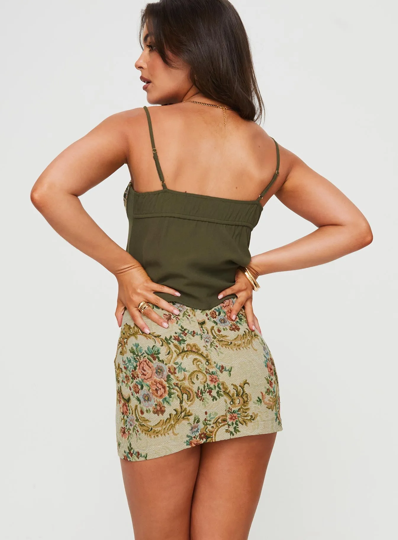 Mirai Tapestry Mini Skirt Multi sold by Princess Polly product image thumbnail 5