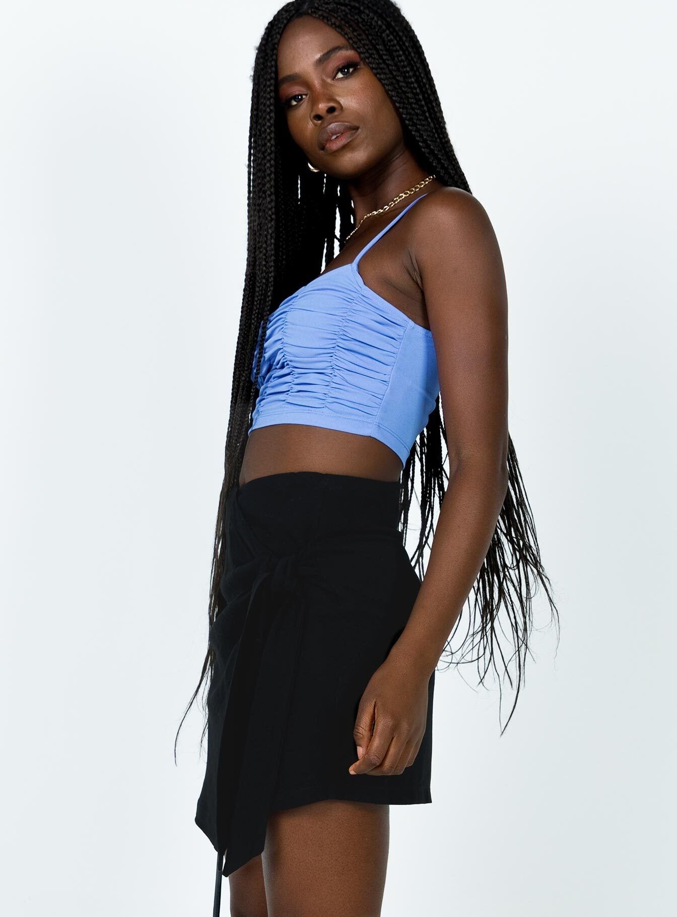 Panell Mini Skirt Black sold by Princess Polly product image thumbnail 3