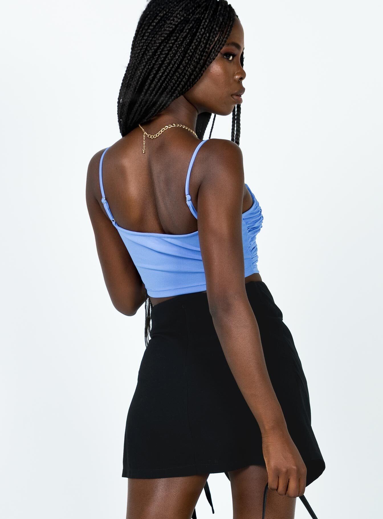 Panell Mini Skirt Black sold by Princess Polly product image thumbnail 4