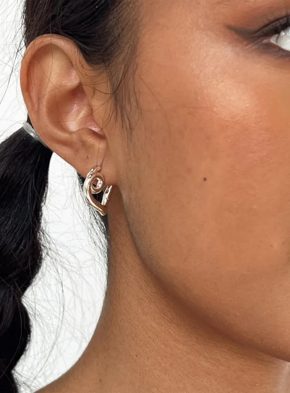 Samanta Earrings Silver sold by Princess Polly