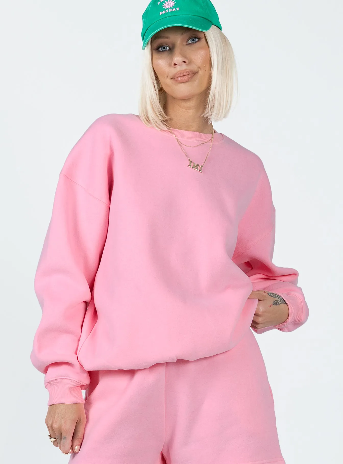 Bahamas Sweatshirt Pink sold by Princess Polly product image thumbnail 3