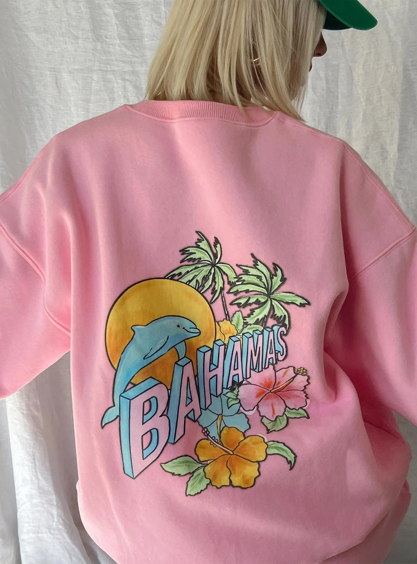 Bahamas Sweatshirt Pink sold by Princess Polly product image thumbnail 2