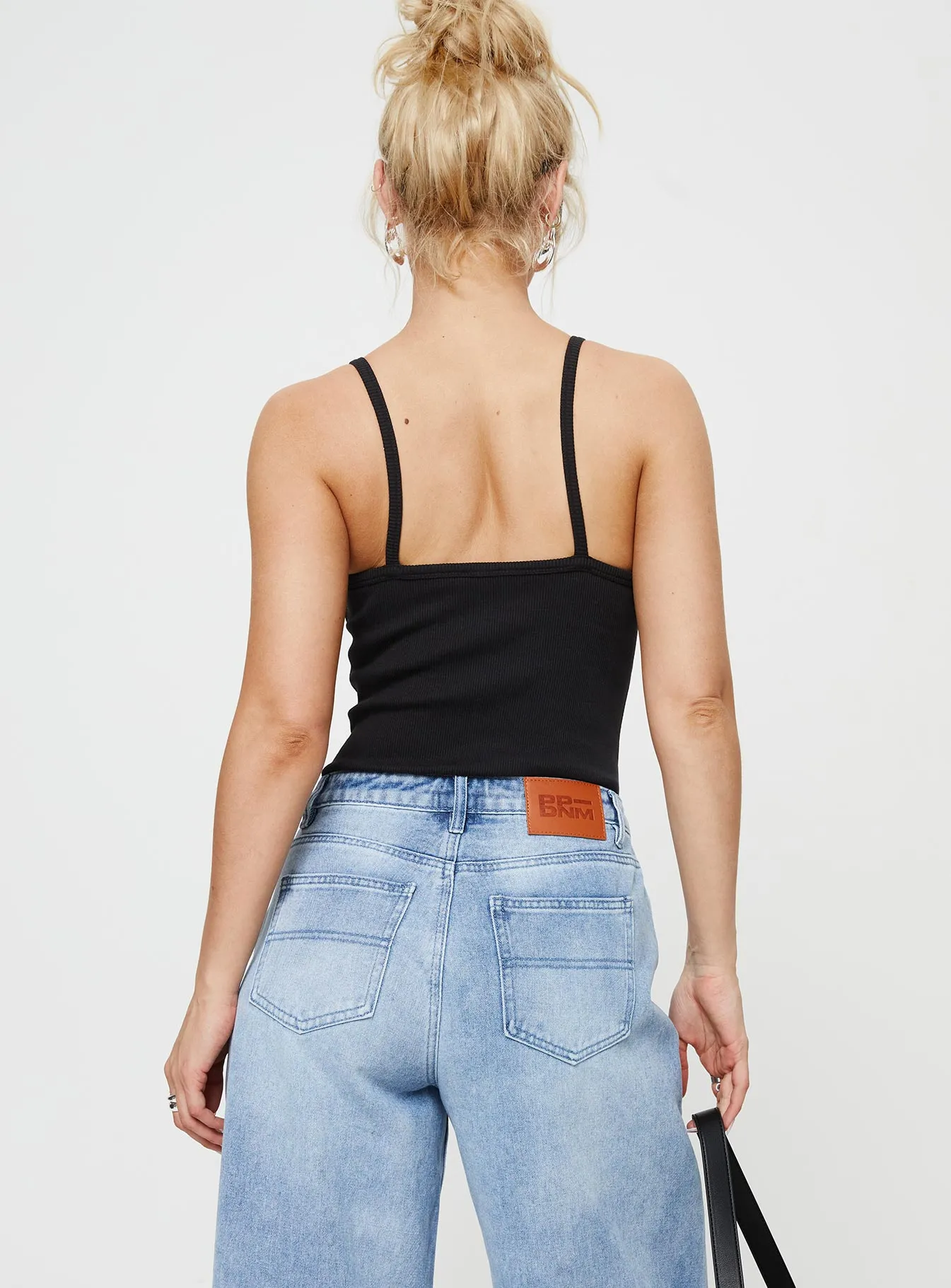 Prida Scoop Neck Bodysuit Black sold by Princess Polly product image thumbnail 5