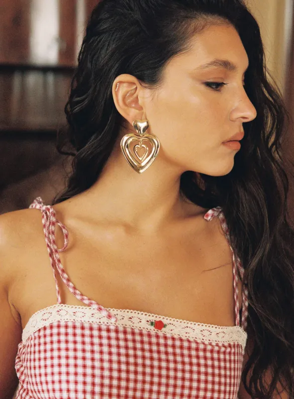 Archibald Earrings Gold sold by Princess Polly