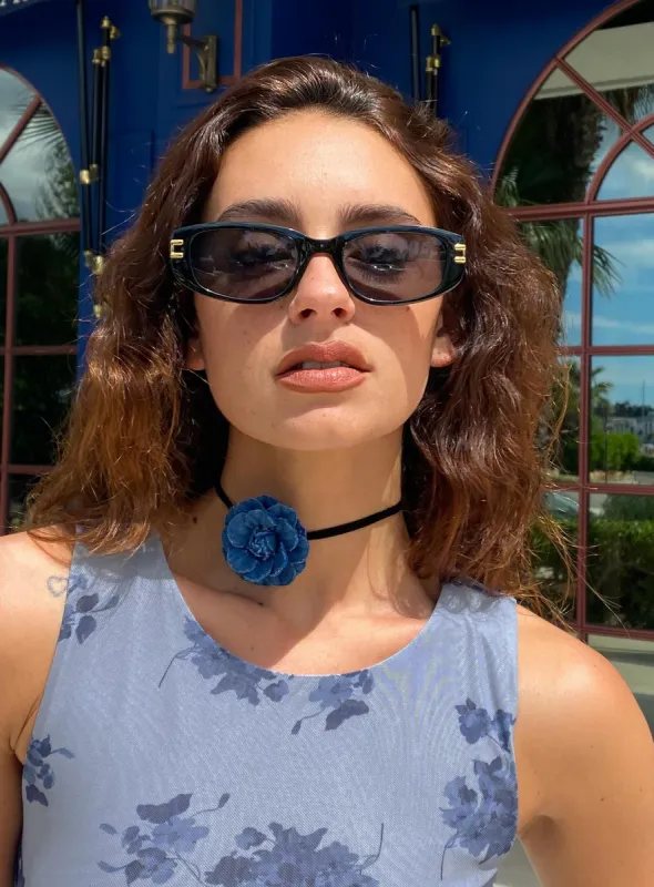 Offstage Necklace Denim sold by Princess Polly