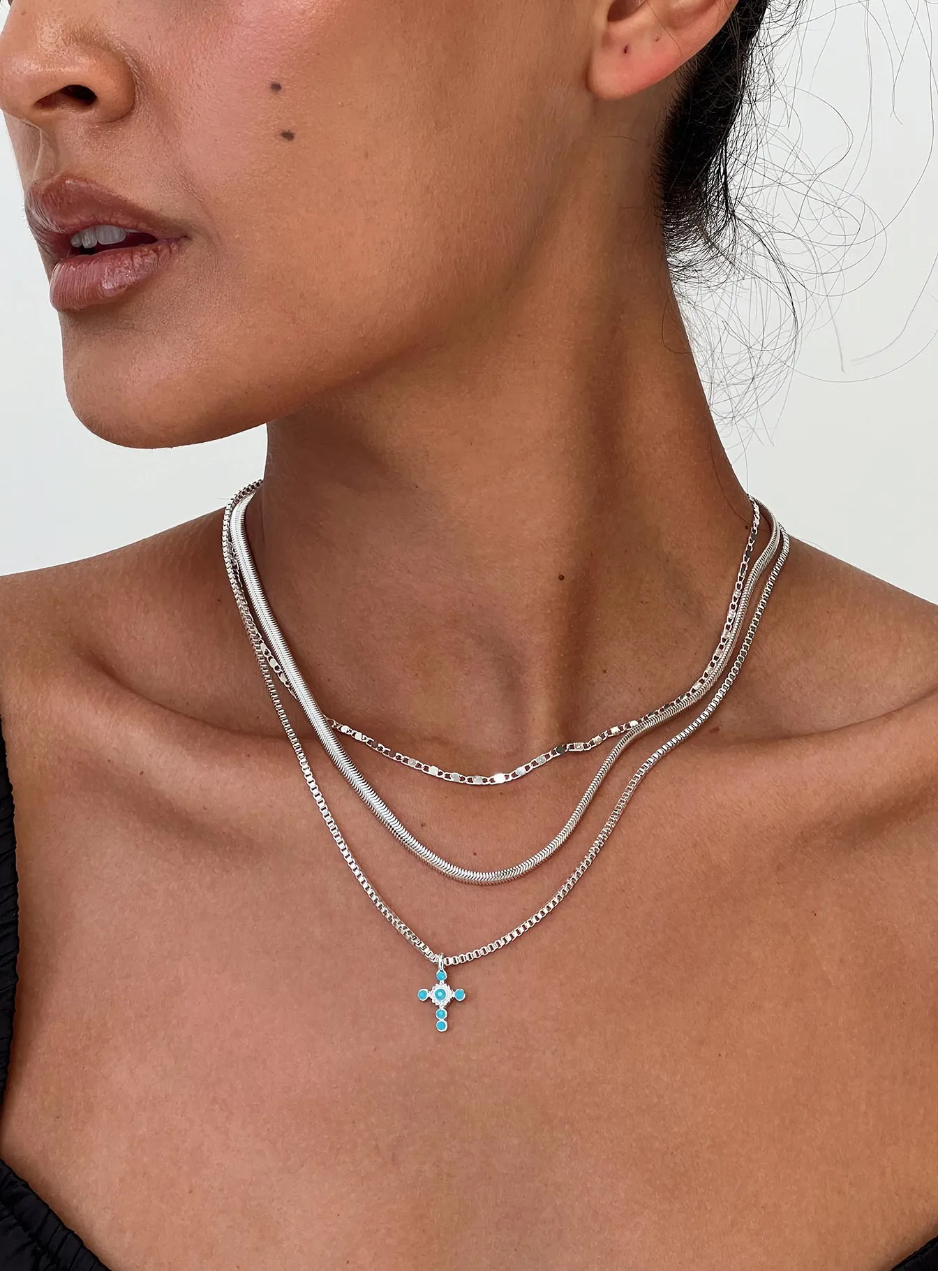 Lutz Necklace Silver sold by Princess Polly
