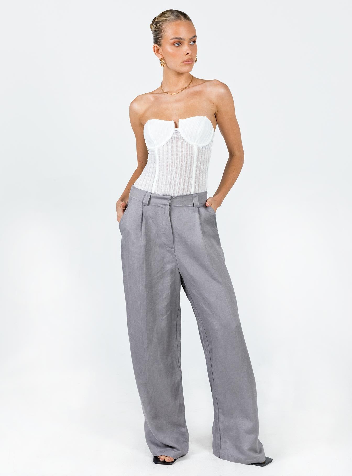 Jacques Bodysuit Ivory sold by Princess Polly product image thumbnail 3