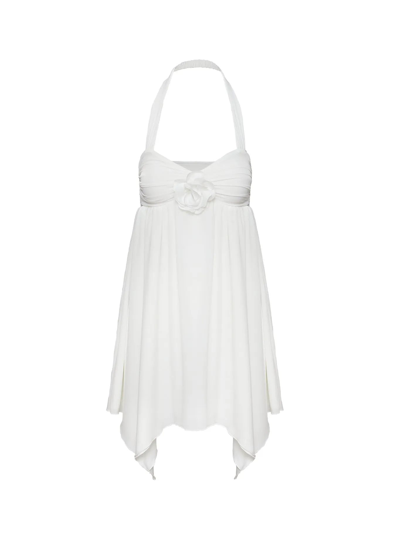 Rossly Mini Dress White sold by Princess Polly product image thumbnail 5