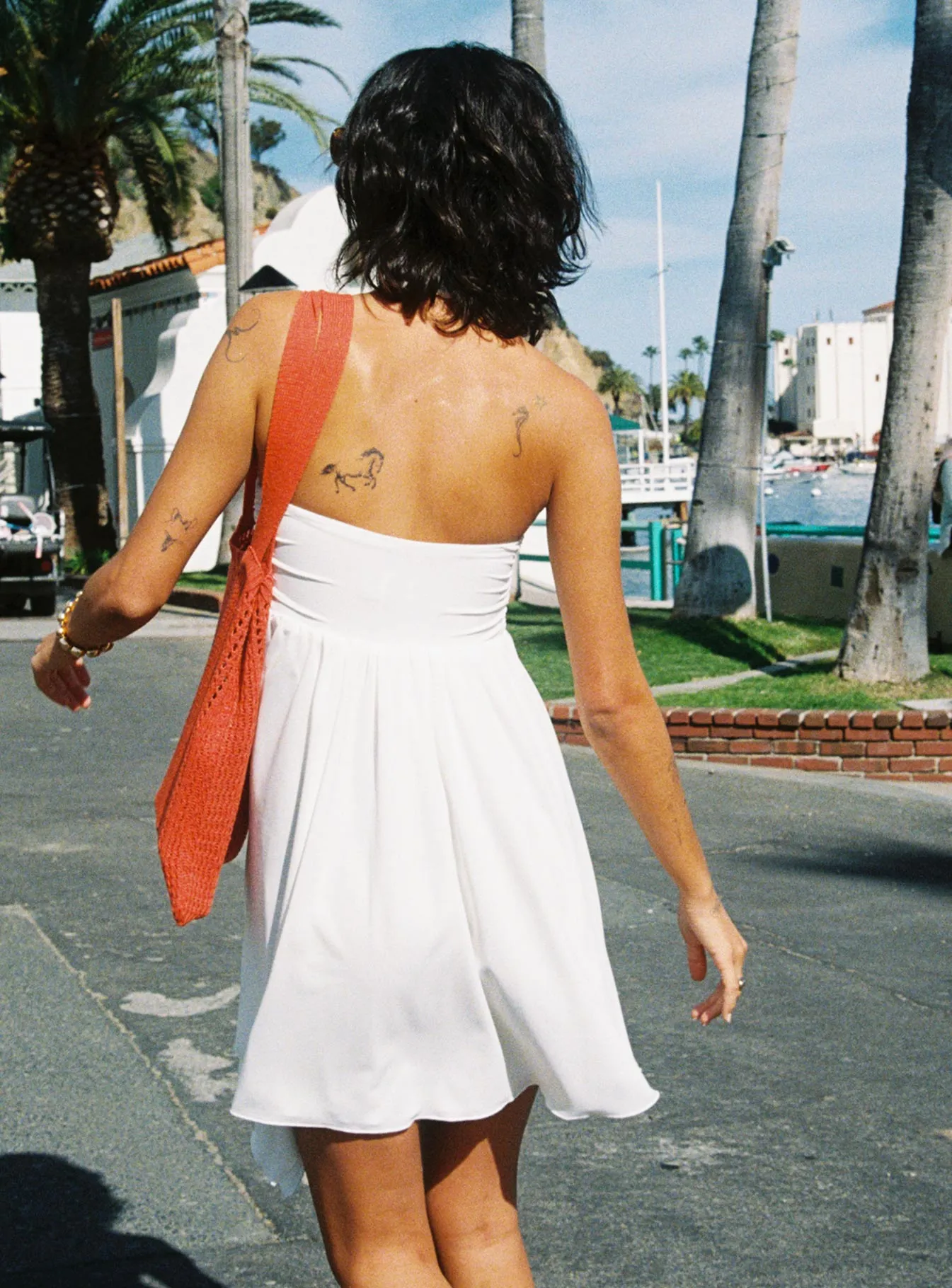 Rossly Mini Dress White sold by Princess Polly product image thumbnail 4