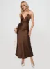 Kammie Maxi Dress Choc sold by Princess Polly